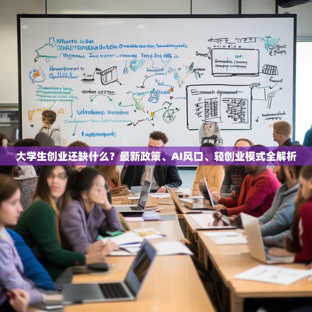 大学生创业还缺什么?最新政策、AI风口、轻创业模式全解析 大学生创业还缺什么?最新政策、AI风口、轻创业模式全解析